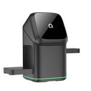 3-in-1 Magnetic Fast Wireless Charger 180 Rotating Stand with touch control and electric rotation features.