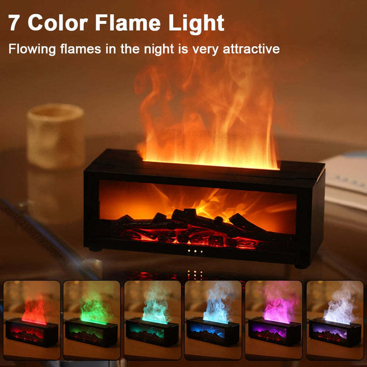 3D Flame Aromatherapy led
