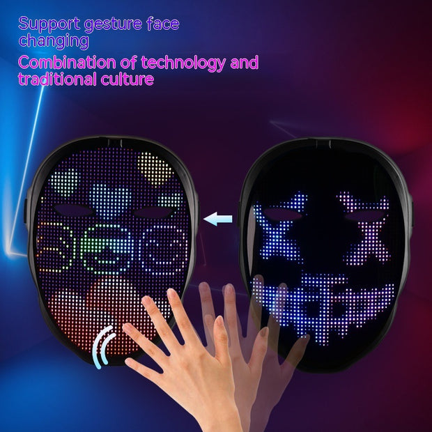 LED Face-Changing Mask 